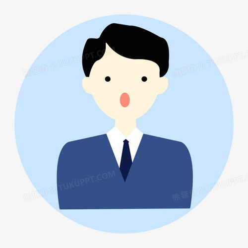 卡通男士清新风格卡通头像png图片素材下载卡通头像png熊猫办公