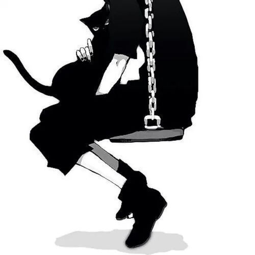 素描头像男生黑白卡通动漫半身
