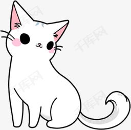 卡通手绘猫咪素材图片免费下载高清装饰图案png千库网图片编号7087474