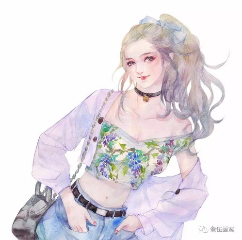 夏天,就应该画好看的小仙女