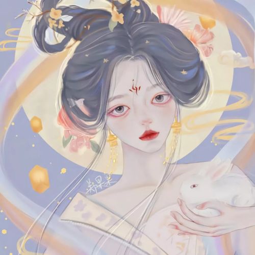 中秋节可用的仙女儿头像
