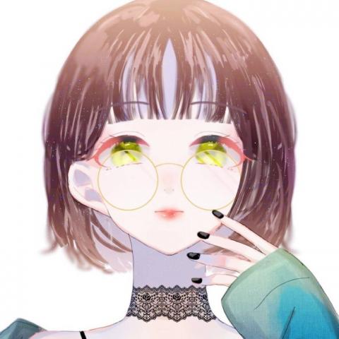 冷酷短发女生动漫头像