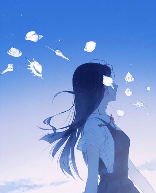 动漫头像女海
