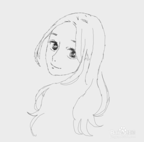 动漫人物美少女是怎么画的