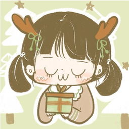 可爱女孩看过来圣诞手绘头像,拿走不谢