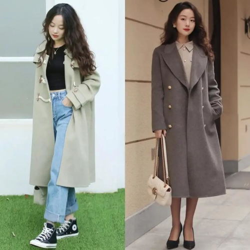 这才是中年女人该有的打扮大衣半身裙简约大气,谁穿谁美
