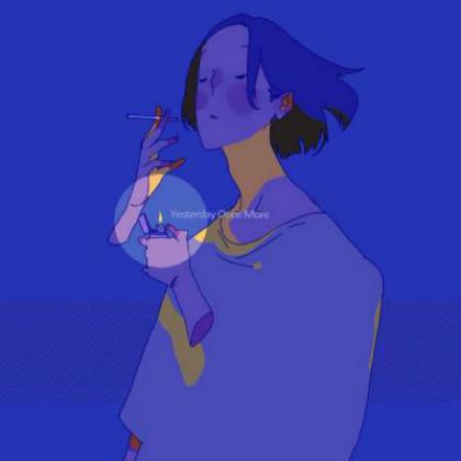 伤感卡通男生头像,一看就让人心疼的头像