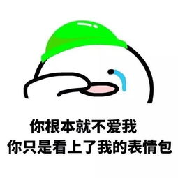 搞笑表情包你根本就不爱我,你只是看上了我的表情包