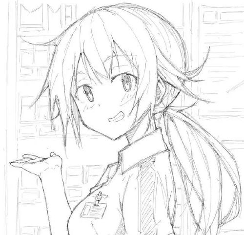 干货100张女生绘画线稿素材,二次元动漫古风美女