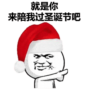 圣诞帽表情包