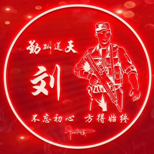 2021你的微信头像该换了,3d烫金特效爱国励志签名头像,请查收