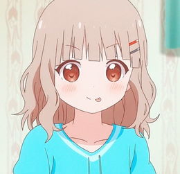 手机头像卡通女孩摇曳百合