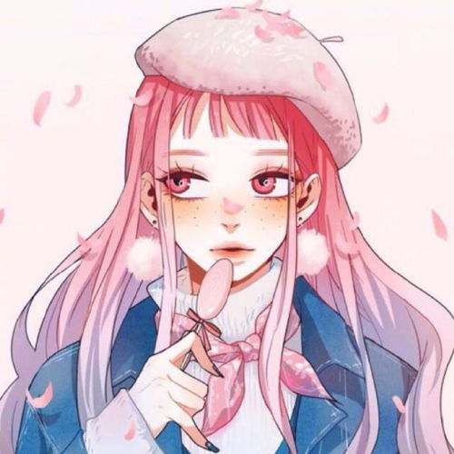 动漫头像卡通女生真人情侣头像