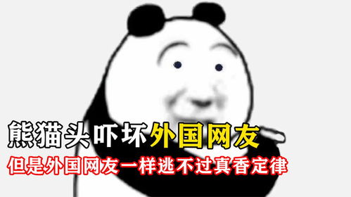 熊猫头表情包吓坏外国网友,长着人脸的熊猫不可爱吗