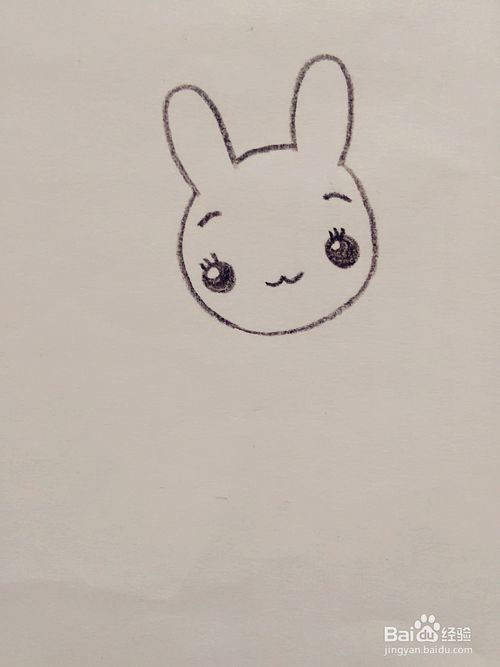 动漫小兔子二次元怎么画