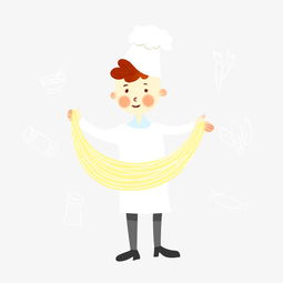 手绘矢量免抠卡通可爱美食餐饮厨师图片素材其他格式下载动漫人物大全