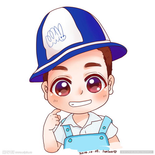 小男孩头像设计图