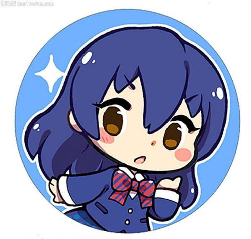 五人闺蜜二次元头像