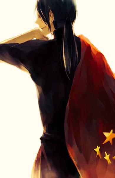 大家有有关国旗,军人的动漫图片吗