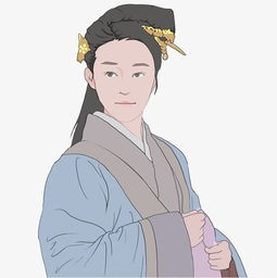 气质十足的古风少女png图图片素材其他格式下载动漫人物大全