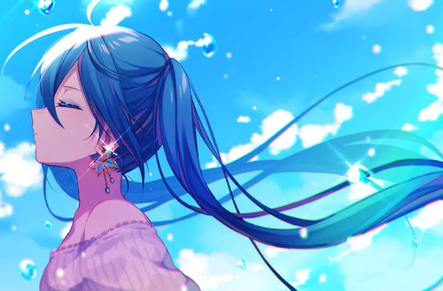 初音未来卡通头像壁纸