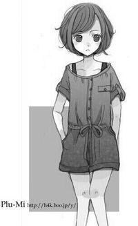 短发女生漫画图片,黑白,要漂亮的噢