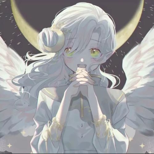 情侣头像你是我粉色白日梦里,洒满星星的森林