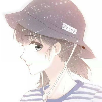 把想说的话藏在夏日的晚风里可爱卡通风格一男一女情侣qq头像
