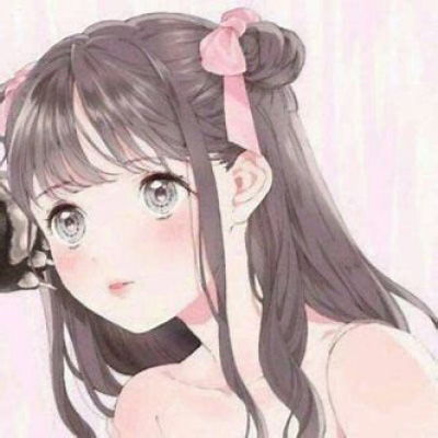 女生头像粉色卡通可爱动漫女生