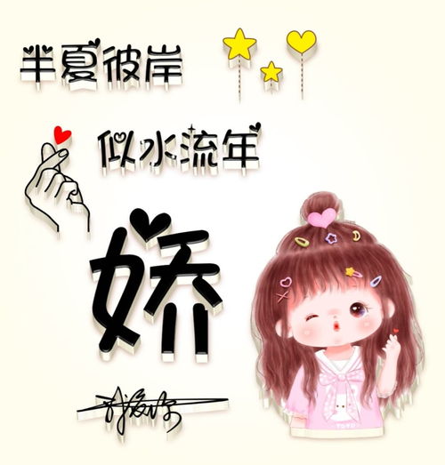 百家姓卡通男女姓氏头像分享