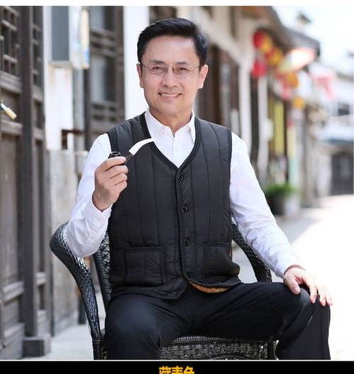 毛内胆新款爸爸装大码中年男士加绒马夹中老年坎肩男装背心加厚棉
