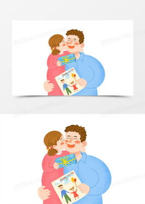 爸爸卡通人物图片头像