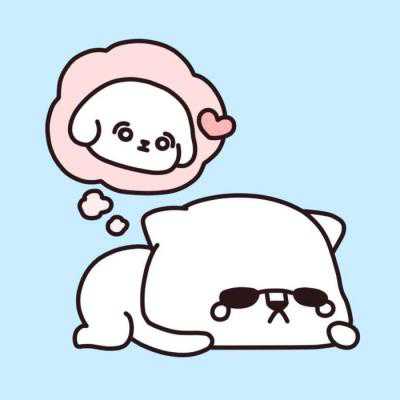 q版卡通呆萌恋人头像
