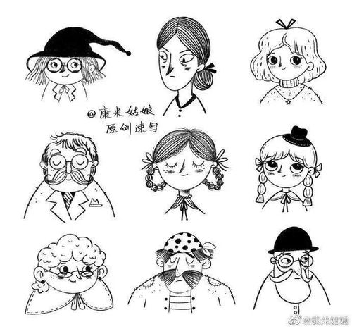 如何创作1000个不重样的人物头像内含海量头像素材
