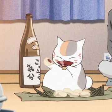 猫咪老师头像夏目友人帐猫咪老师可爱头像,卡通头像图片