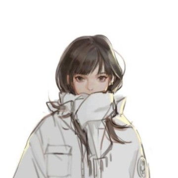 卡通女生高冷霸气头像高冷范卡通二次元女神头像,卡通头像图片