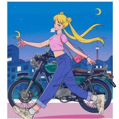 女生卡通头像动漫美少女战士