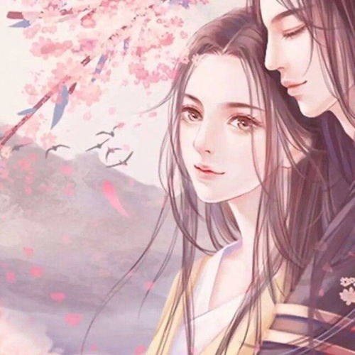 求古风情侣头像和下面这个一套的