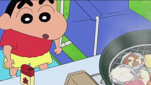 蜡笔小新自制烧烤真的好幸福啊吐槽也是超有趣的