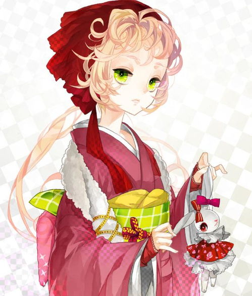 美少女卡通手绘身穿长裙,笑容甜美的小姐姐,喜欢自由自在的感觉