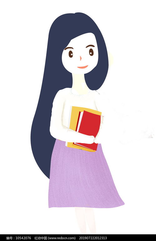 老师卡通头像女简笔画头像