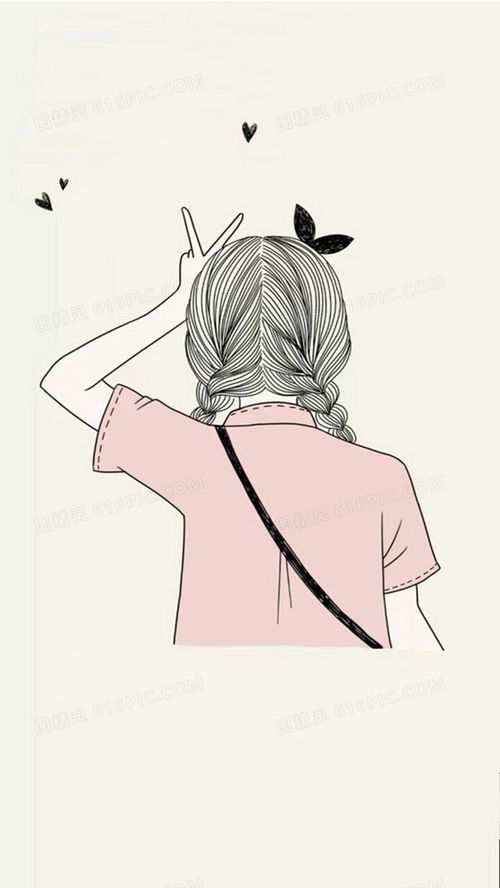 卡通美少女背景图片下载免费高清卡通美少女背景设计素材图精灵