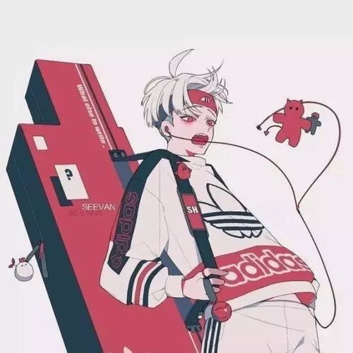 戴口罩女生卡通头像动漫头像