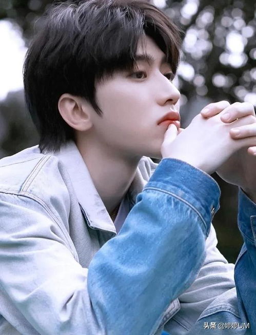 扎辫子的男生头像卡通蔡徐坤