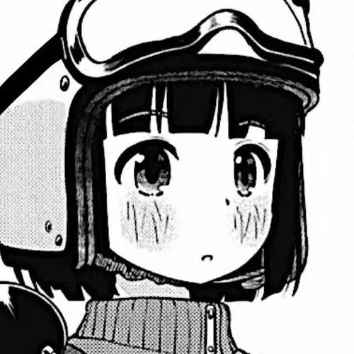 伤感动漫女头︱丧系黑白动漫女生头像