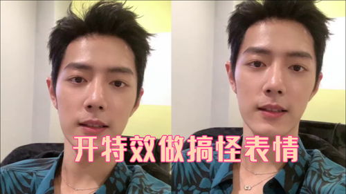 皮皮战肖战自黑引来围观,开特效做搞怪表情