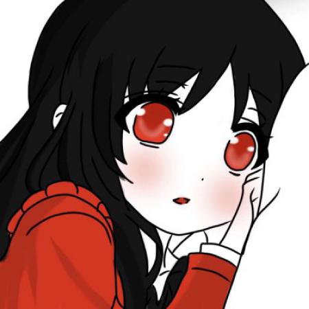 红色头像女生卡通头像