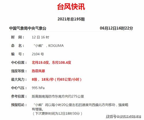 南海热带低压加强为台风小熊未来几天海南被雨水承包了