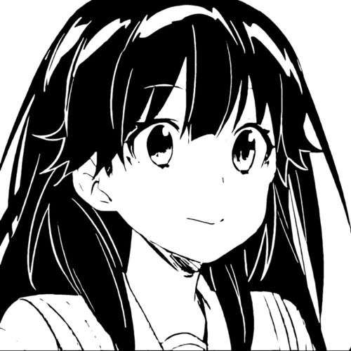 黑白动漫女头黑白里也暗含心动