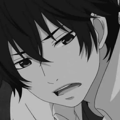 动漫男头很难过,很难说